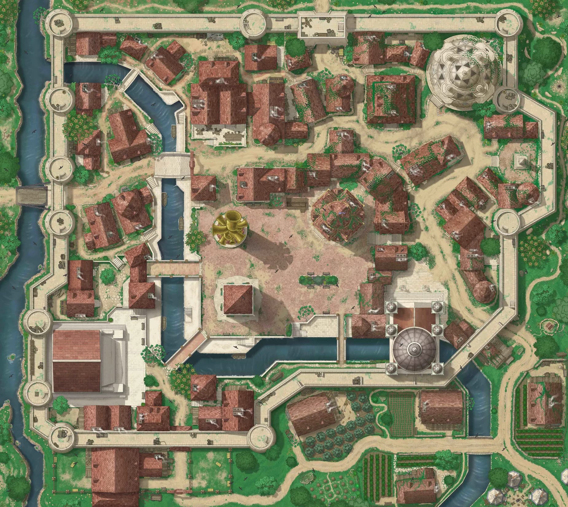 Crabwell map, Day variant