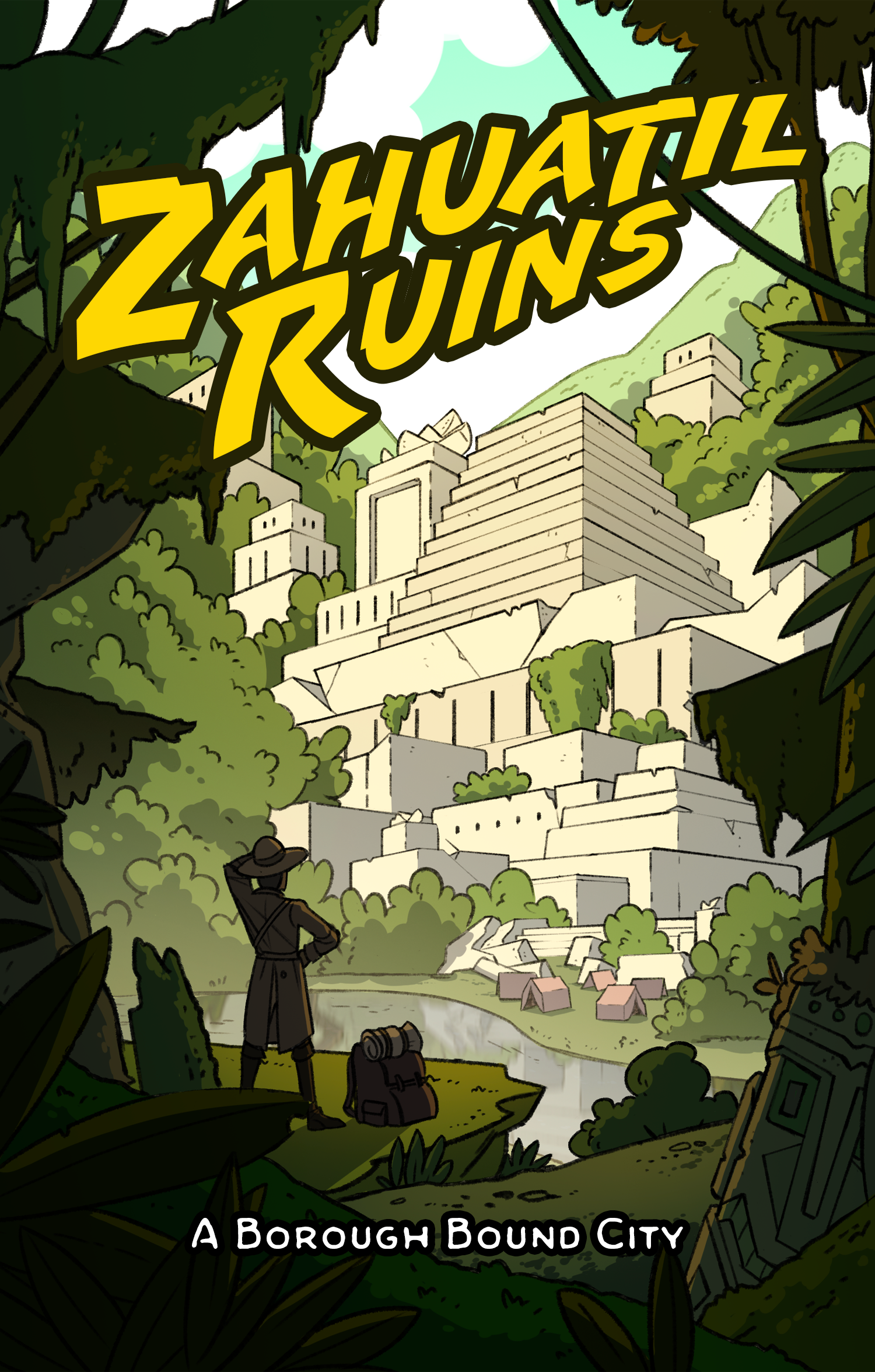 Zahuatil Ruins poster