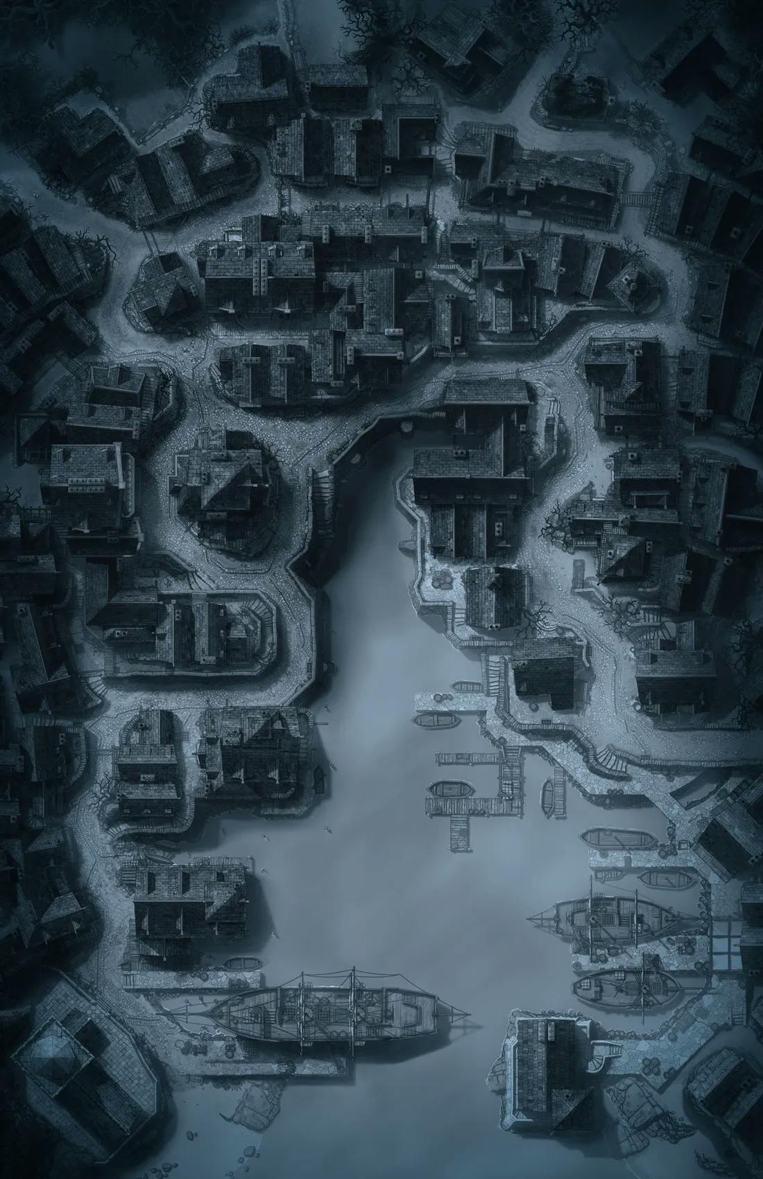 Yllmourne map, Shadowfell Day variant thumbnail