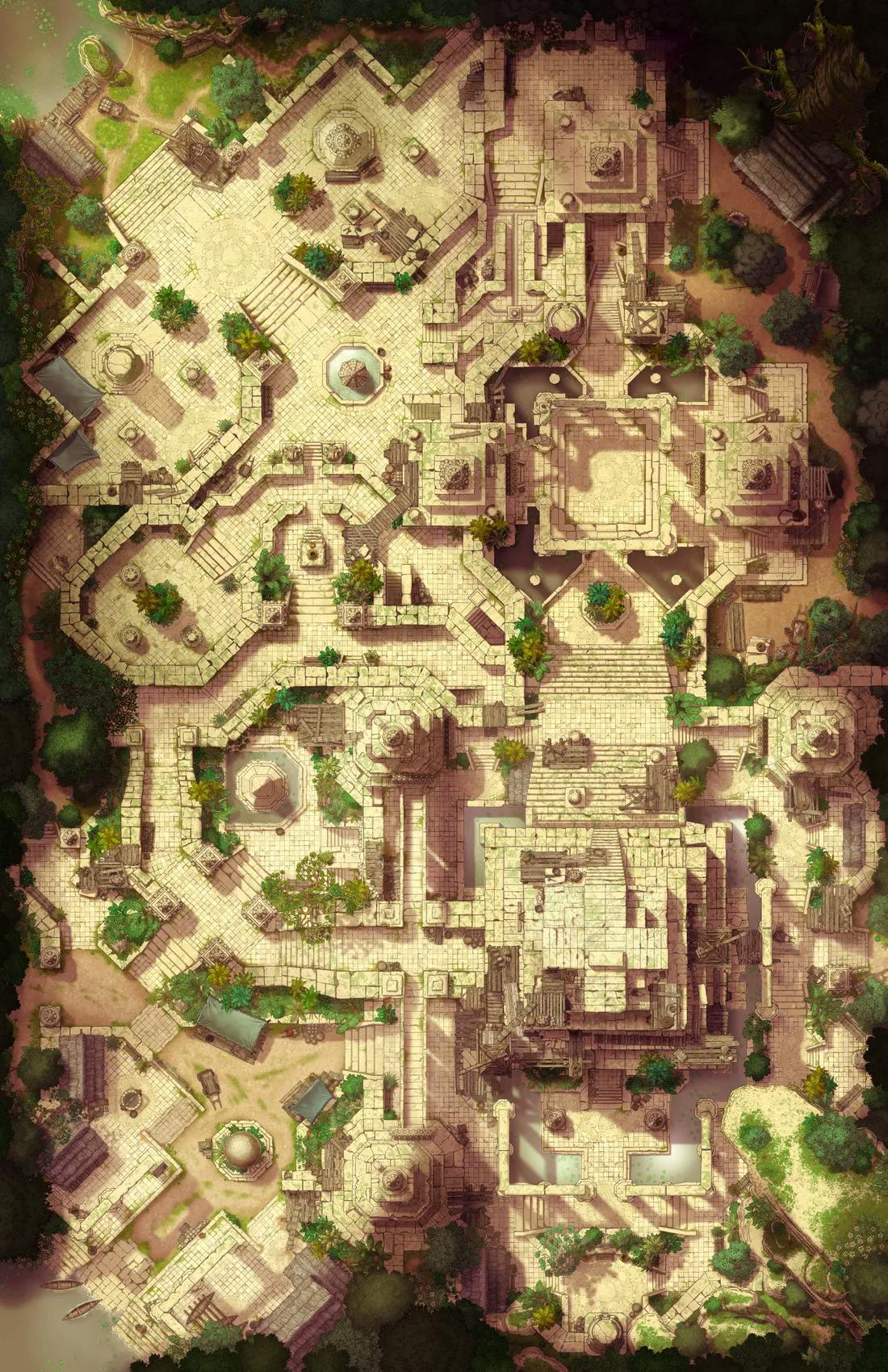 Zahuatil Ruins map, Rebuilt Day variant thumbnail