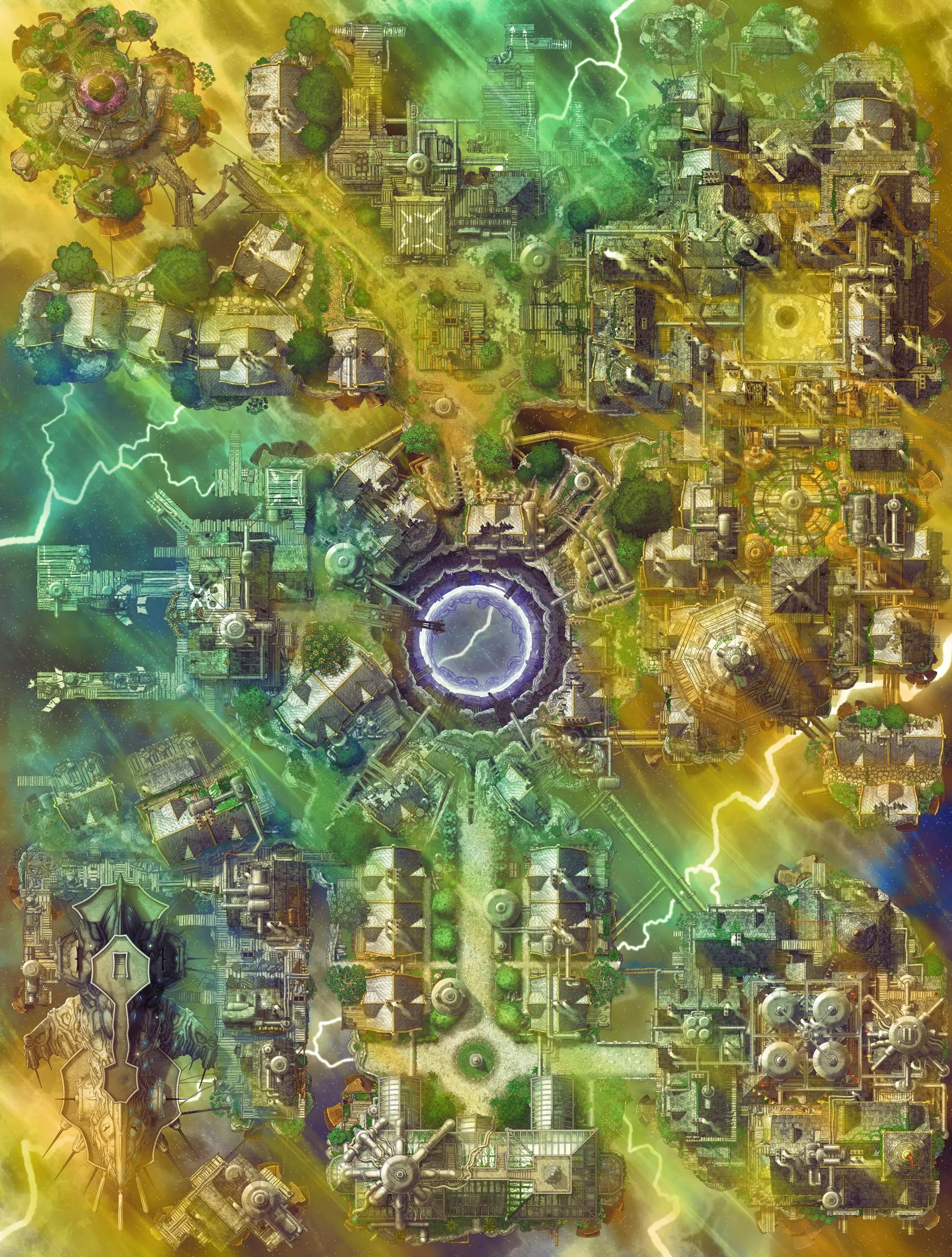 Gruuk Jit'Jit map, Space Variant Nebula Storm variant thumbnail